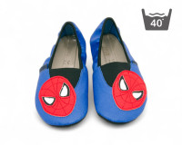 Modri Spiderman otroški bosonogi Barefoot pralni copati