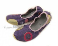 School Slippers Purple with Circle