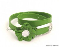 Leather Belt Manja Green